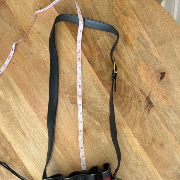 Celine Vintage Drawstring Red/Black Shoulder Bag - Picture 10 of 10